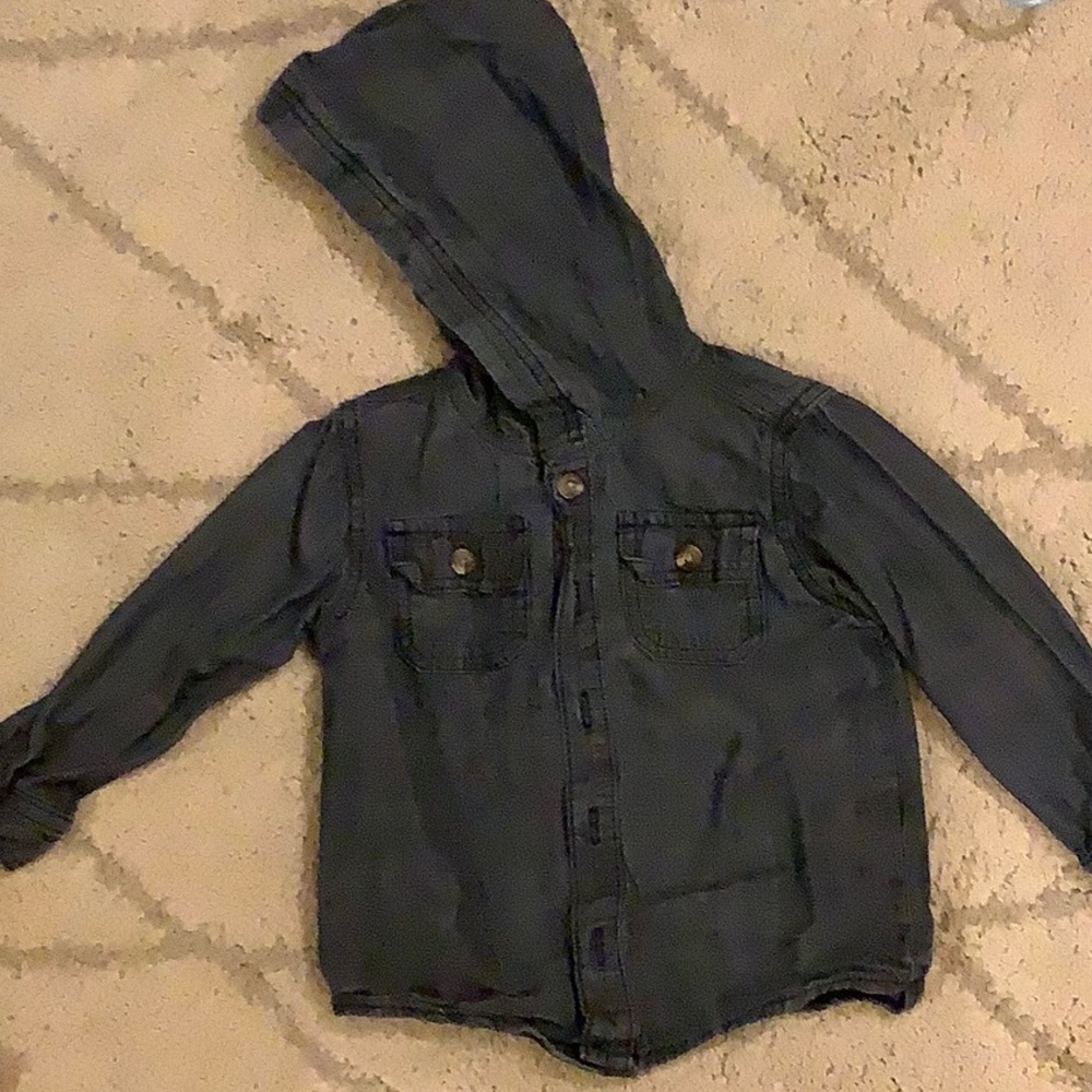 Jean long sleeve shirt